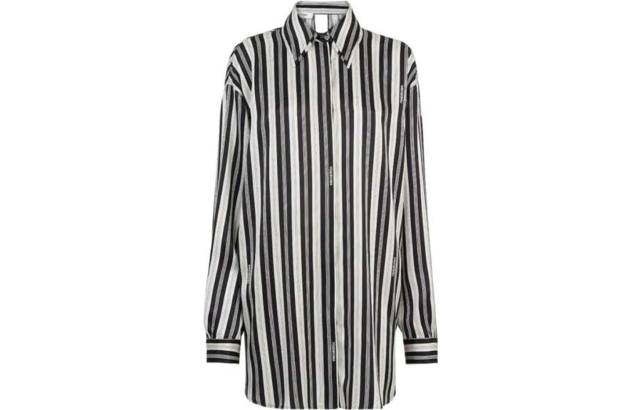 FENDI Striped Silk Shirtdress