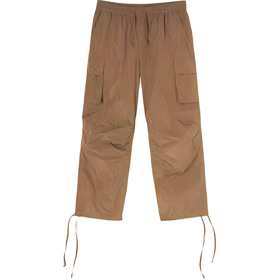 MSGM MSGM Wide Leg Drawstring Cargo Trousers