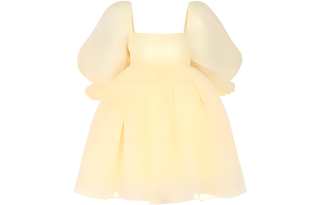 Selkie Short Sleeved Dress Women's Yellow