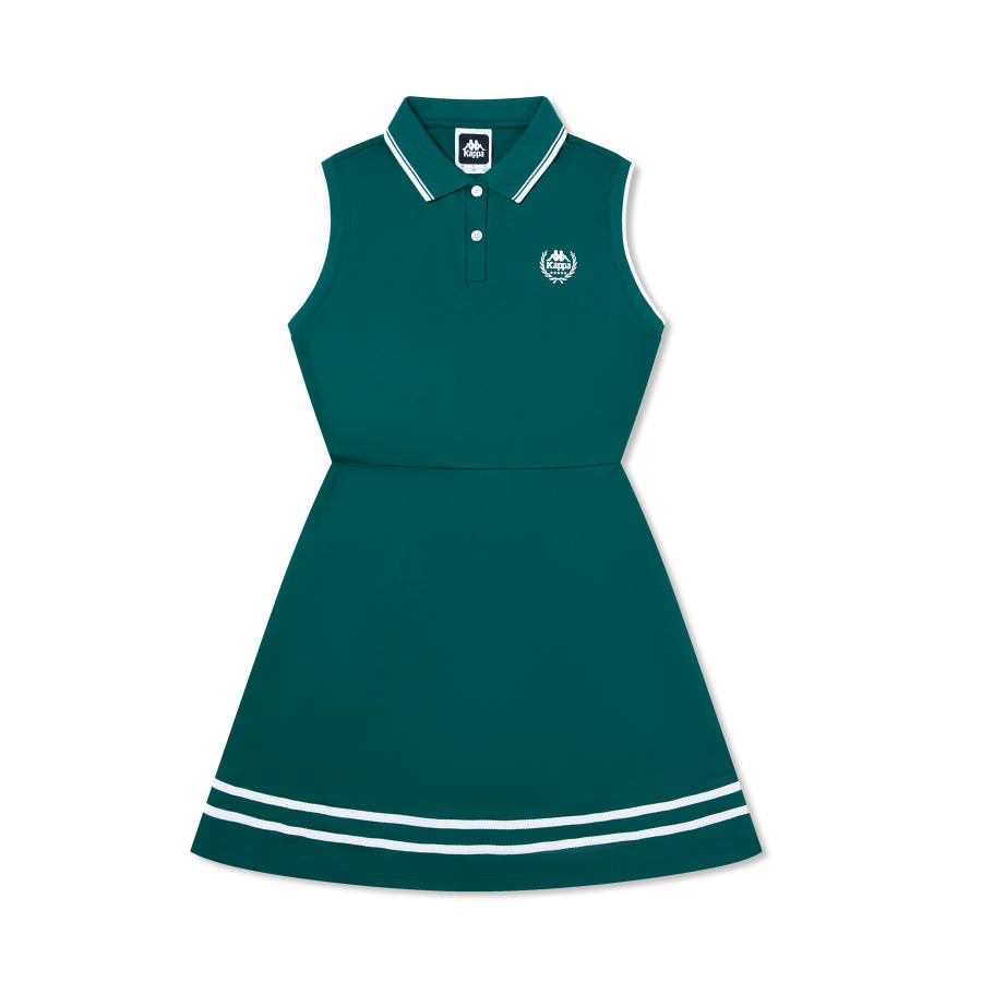 Kappa 1916 SS24 Sleeveless Dress Women's Pine Green