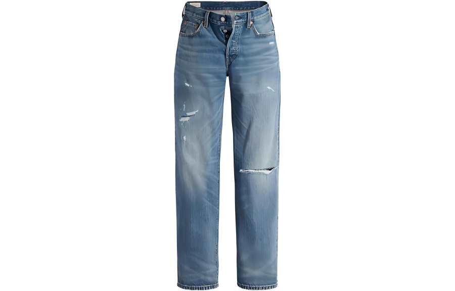 Levis Jeans Women's Blue Moderate Straight Fit Pants
