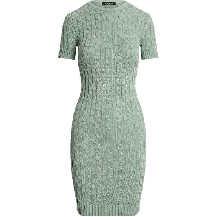 Lauren Ralph Lauren cable-knit midi dress