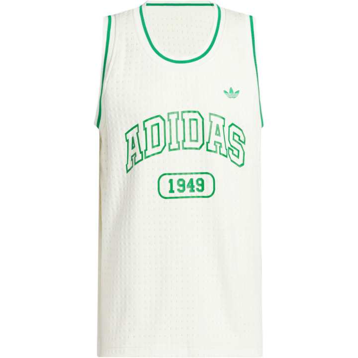 Adidas Adidas Clothing Tank Tops Men's Ivory Crew Neck Moderate Other