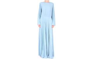 Elisabetta Franchi Long Sleeved Dresses Women's Blue Moderate Long