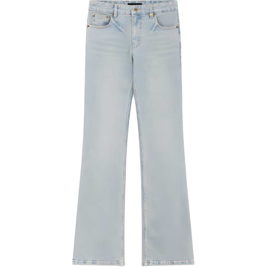 WE11DONE Jeans Women's Blue Moderate Straight Fit Pants