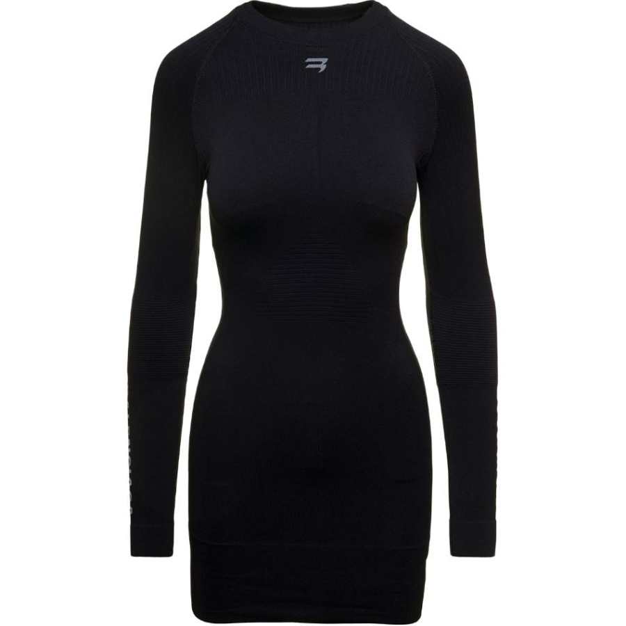 Balenciaga Logo Motif Printed Energy Accumulator Dress
