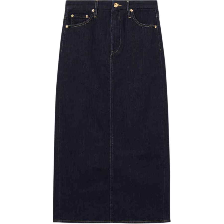 Levis CNY Denim Long Skirts Women's Blue Moderate Long Other