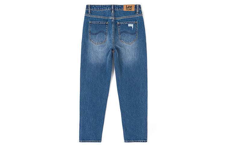 Lee Lee Jeans Women's Medium Blue Moderate Straight Fit Pants