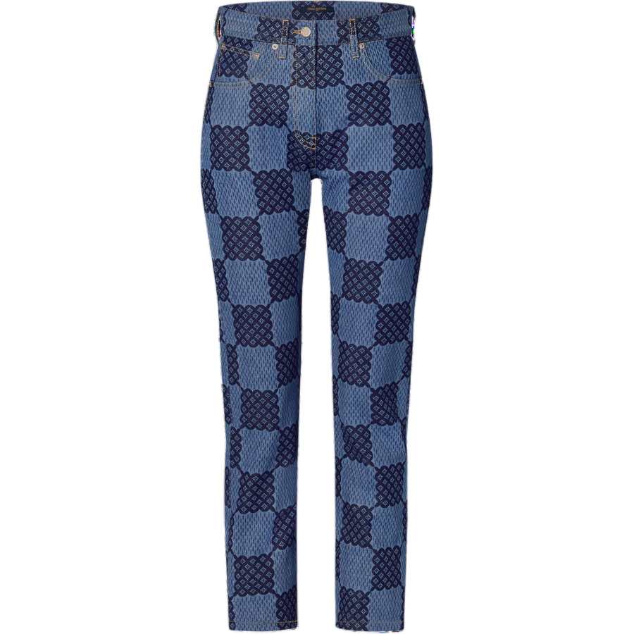 LOUIS VUITTON Lv Damier Jeans