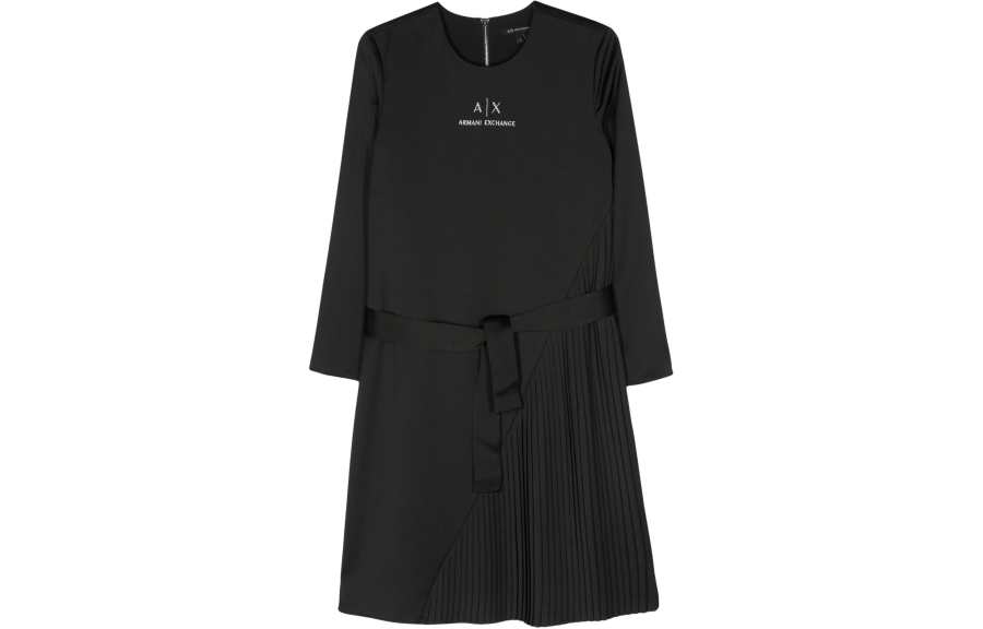 ARMANI EXCHANGE ARMANI EXCHANGEAE SS24 Long Sleeved Dress Women's Black