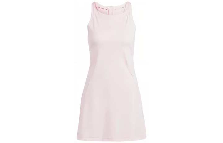 Adidas Adidas Sleeveless Dresses Women's Pink Crew Neck Moderate Short