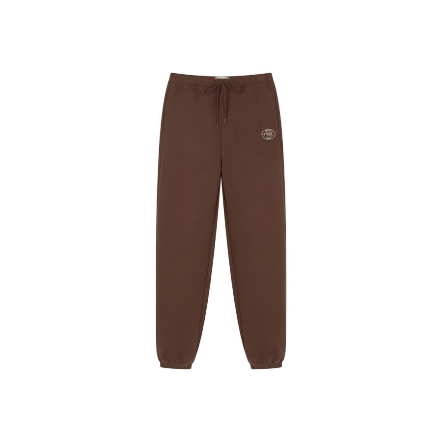 Teenie Weenie Bear Fleece Lined Elastic Cuff Comfortable Casual Knitted Sweatpants Women's