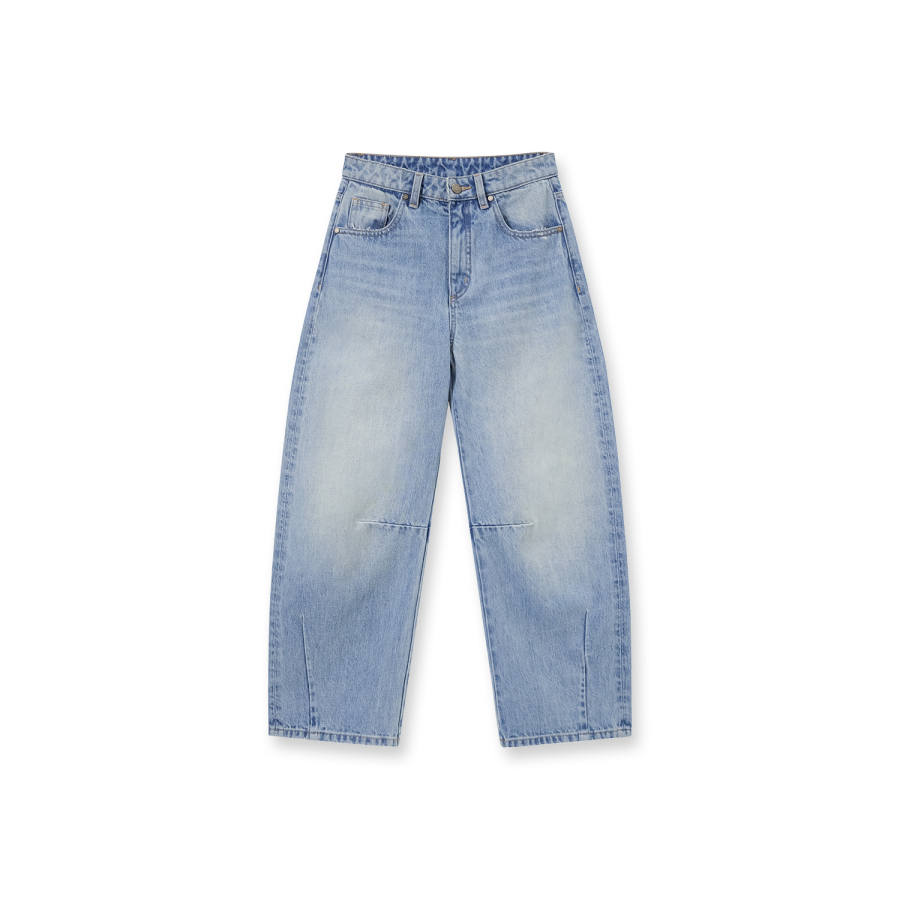 Kirsh Jeans Women's Blue Moderate Straight Fit Pants
