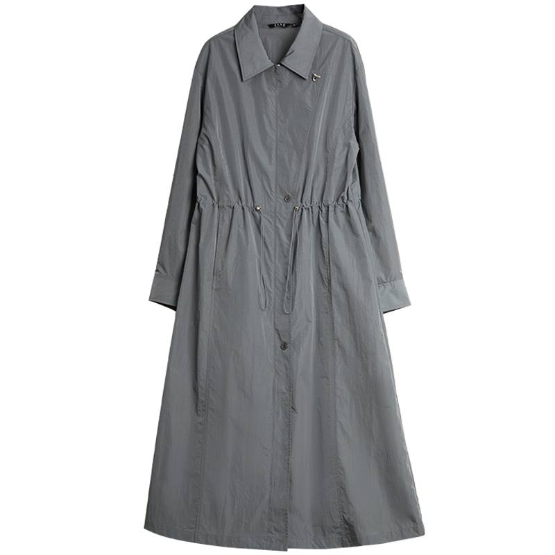 ELLE Long Sleeved Dress Women's Dark Gray