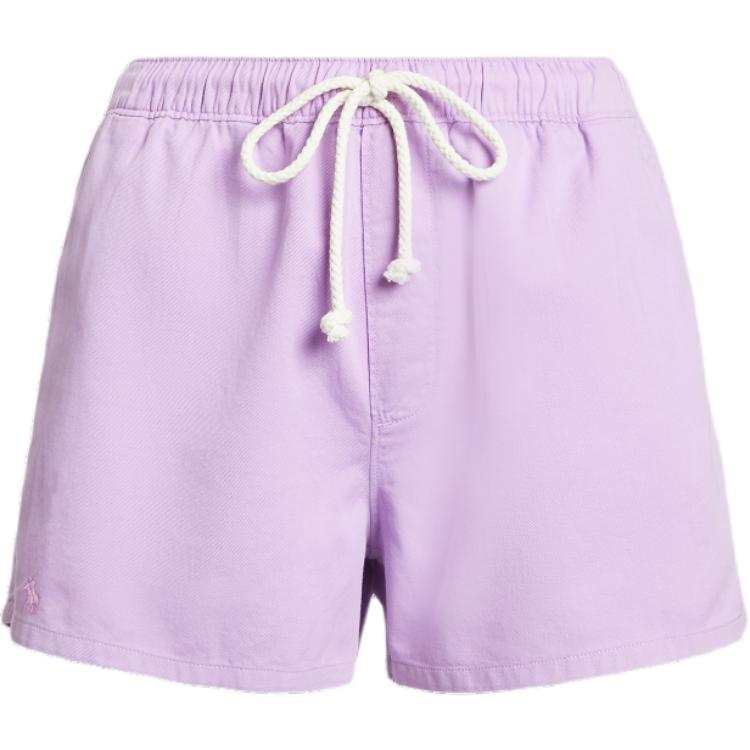 Polo Ralph Lauren SS24 Casual Shorts Loose Fit Women's Light Purple