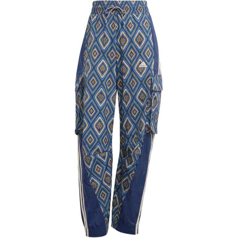 Adidas Adidas x Farm Rio Collaboration PREMIUM JOGGERS Knitted Sweatpants Women's Midnight Indigo