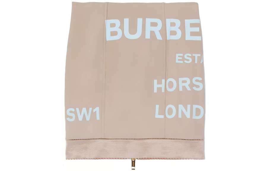 Burberry Casual Short Skirts Women's Soft Tawny