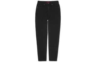 GUESS Jeans Women's Black Moderate Straight Fit Pants