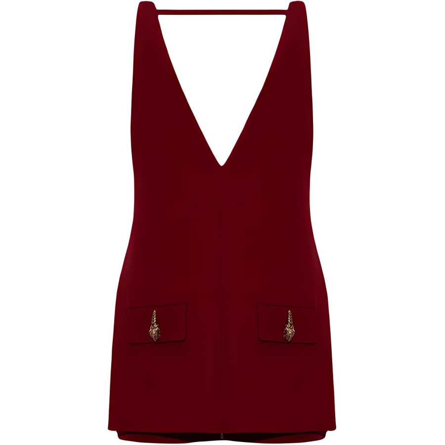 GUCCI Casual Shorts Women's Burgundy