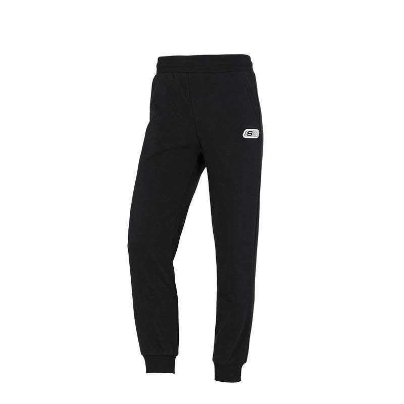Skechers Multicolor Casual Collection Sports Lifestyle Collection Knitted Sweatpants Women's Carbon Black