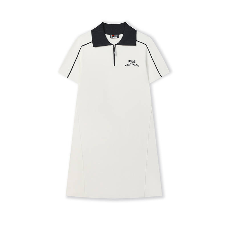 FILA ORIGINALE Short Sleeved Dress Women's Cloud White