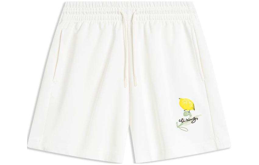 Li-Ning Li Ning Sports Trendy Collection Casual Shorts Women's Ivory
