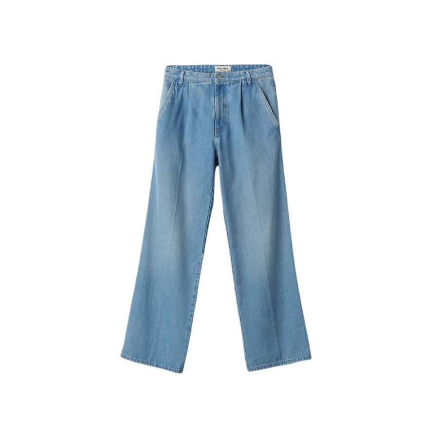 MIU MIU FW23 Jeans Women's Blue