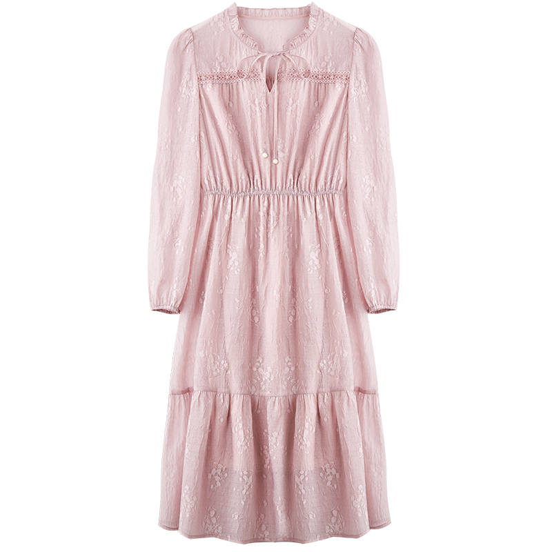 XIANGYING Long Sleeved Dress Women's