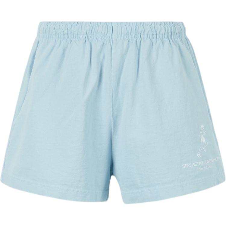 SPORTY & RICH Casual Shorts Women's Blue