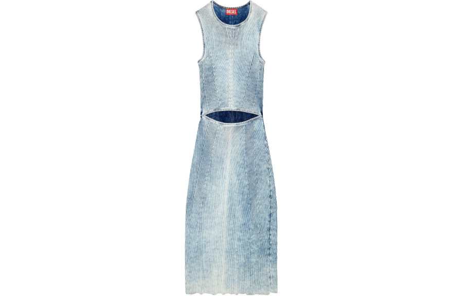 DIESEL SS24 Sleeveless Dress Women's Blue
