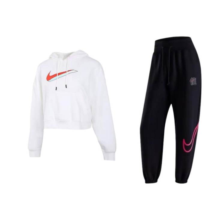Nike Nike W Nsw Icn Clsh Flc Hoodie Ft Sweatshirt Set Women's