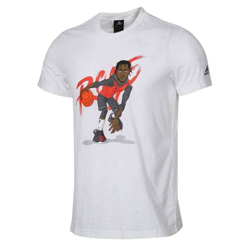 Adidas Adidas T Shirt Men's White Derrick Rose