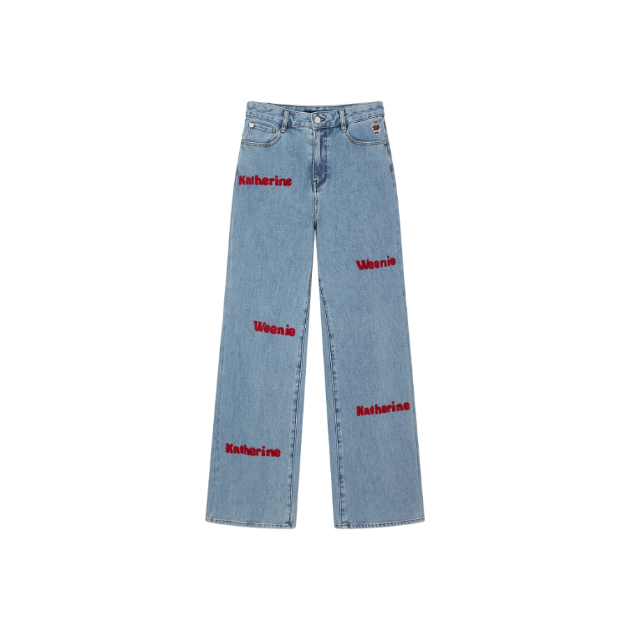 Teenie Weenie Jeans Women's Medium Blue Moderate Straight Fit Pants
