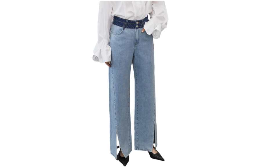 ELLE Jeans Women's Denim Blue Moderate Other