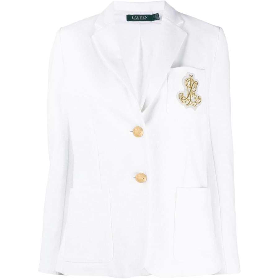 Lauren Ralph Lauren single-breasted logo blazer