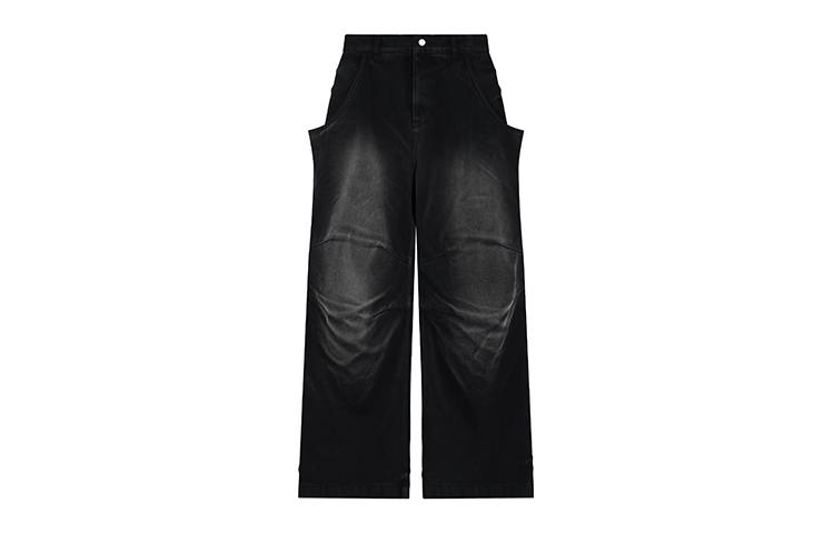WE11DONE Jeans Women's Black Moderate Straight Fit Pants