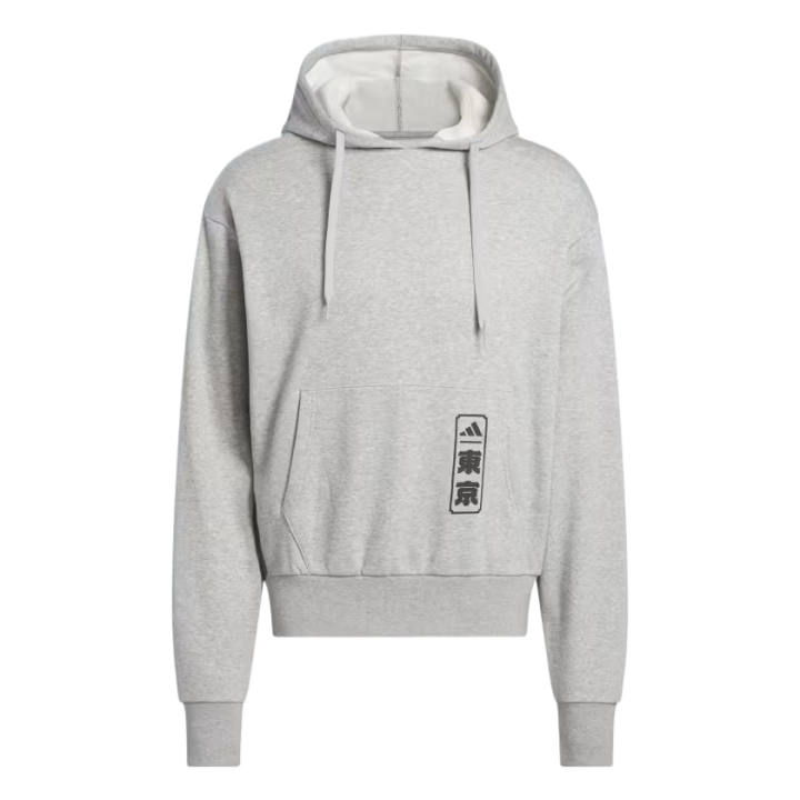 Adidas Adidas Sweatshirts Unisex Gray Hooded Moderate Regular