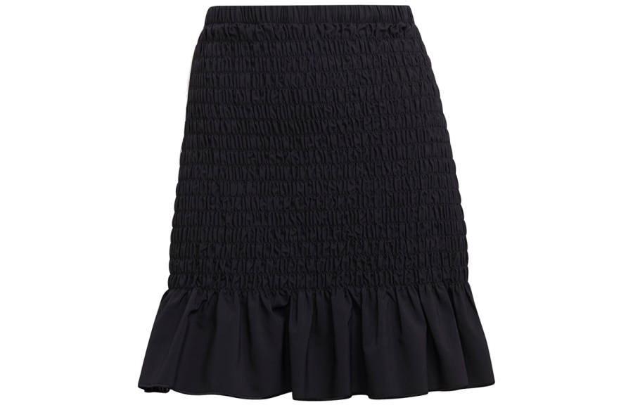 Adidas Originals SMOCKED SKIRT Casual Short Skirts Women's Black