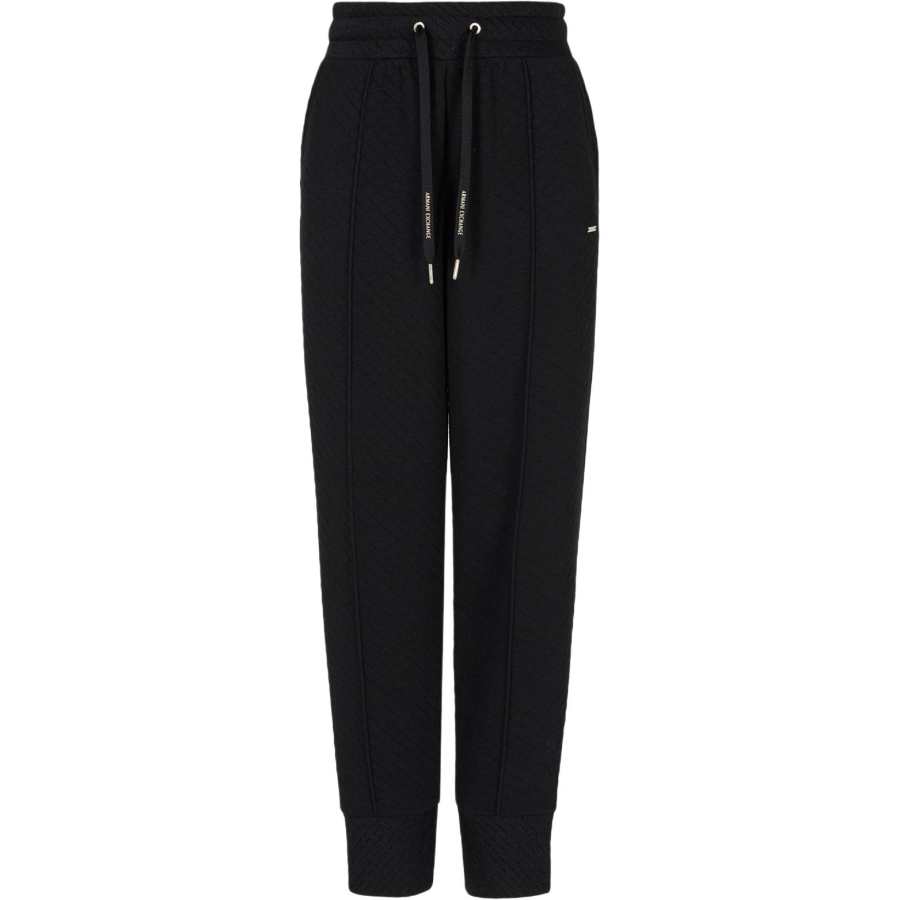 ARMANI EXCHANGE ARMANI EXCHANGEAE Knitted Sweatpants Women's Black