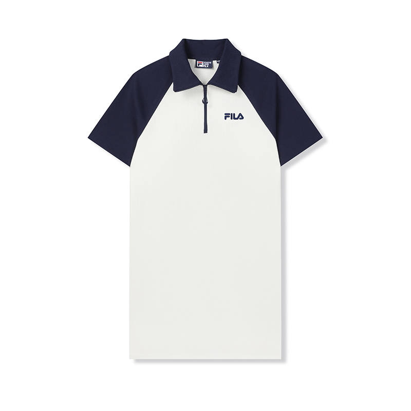 FILA ORIGINALE Short Sleeved Dress Women's Cloud White