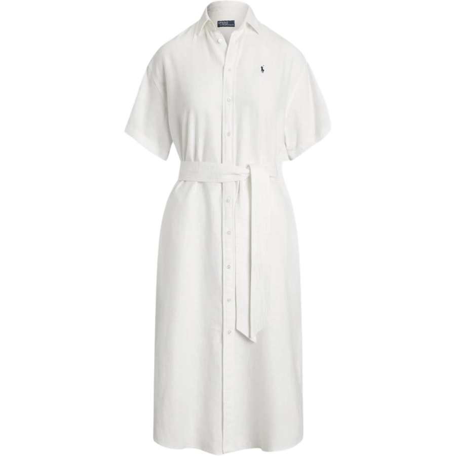 Polo Ralph Lauren Short Sleeved Dress Regular Women's White