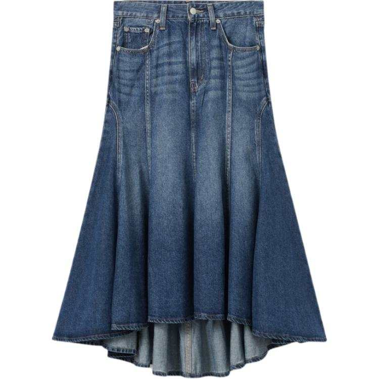 Levis Denim Long Skirt Women's Blue