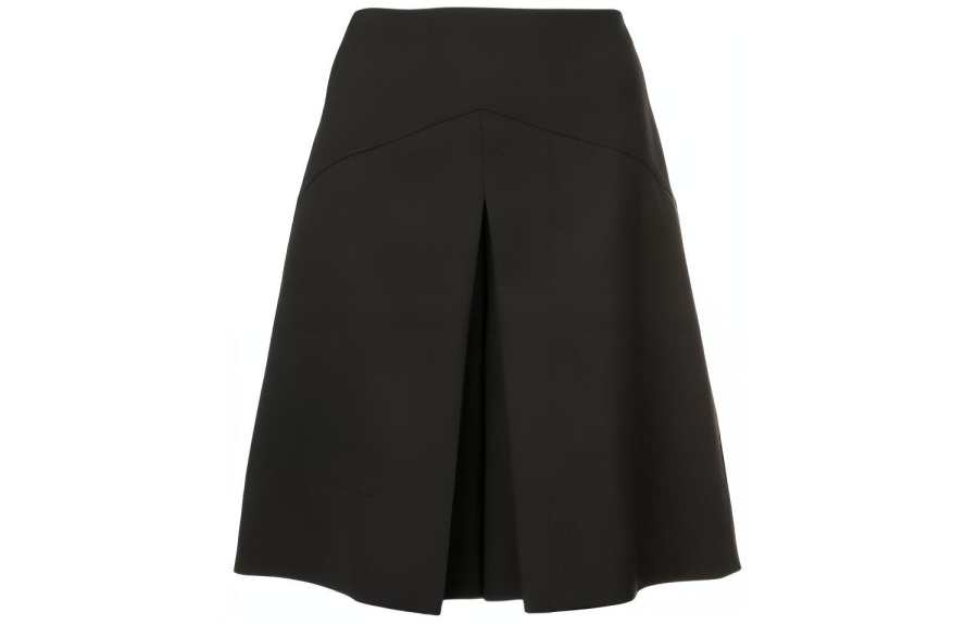 Givenchy Givenchy Casual Short Skirts Women's Black Moderate Short A Line Skirt