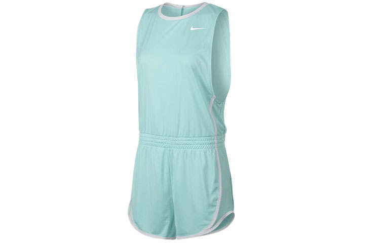 Nike Nike Casual Suits Women's Cyan Crew Neck Moderate Mid Length