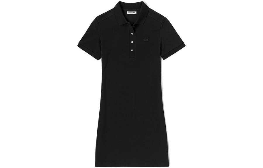 LACOSTE Lacoste polo-collar mini dress