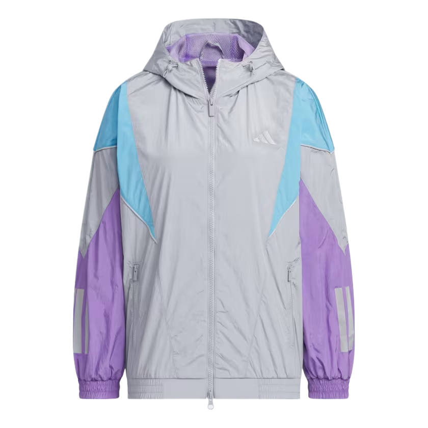 Adidas Adidas Jackets Women's Silver Hooded Moderate Other