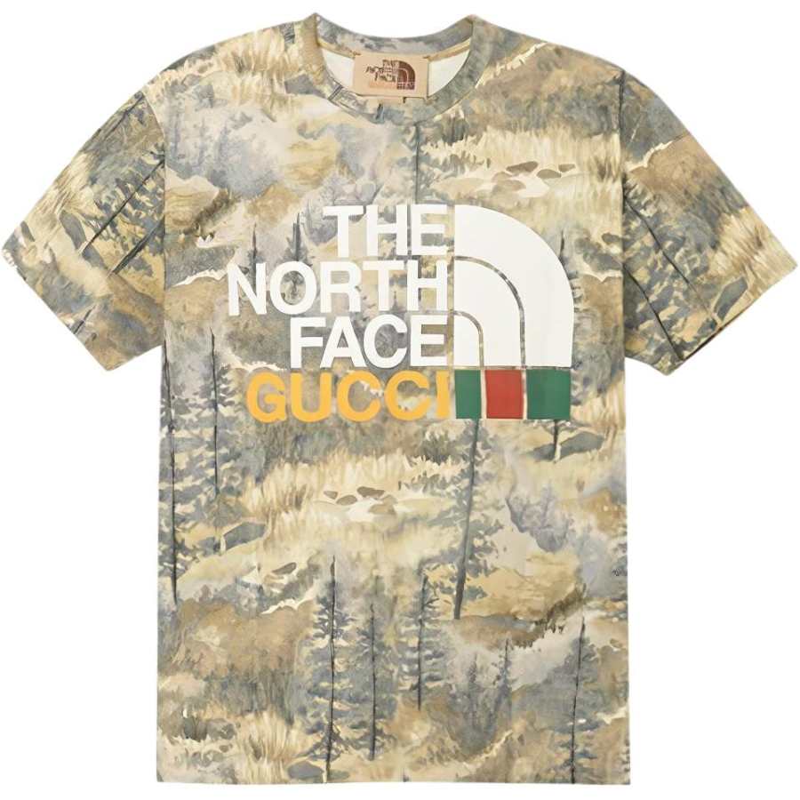 GUCCI x THE NORTH FACE Gucci X The North Face T Shirt Women's Multicolor