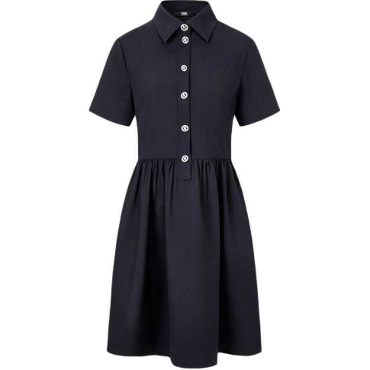 KARL LAGERFELD / Karl Lagerfeld Jeans Short Sleeved Dress Women's Black