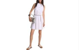 MICHAEL KORS SS24 Sleeveless Dress Women's White