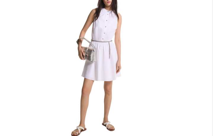 MICHAEL KORS MICHAEL KORS SS24 Sleeveless Dress Women's White